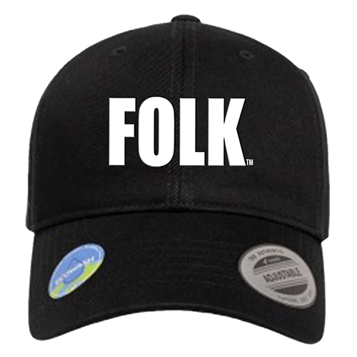 FMHOF hat black frontview